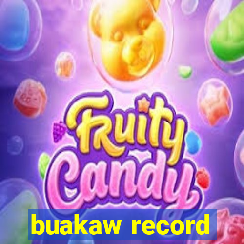 buakaw record